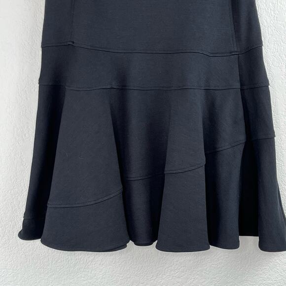 Altuzarra Black A-Line Tiered Flared Midi Knee Length Trumpet Skirt 2 - Picture 6 of 12